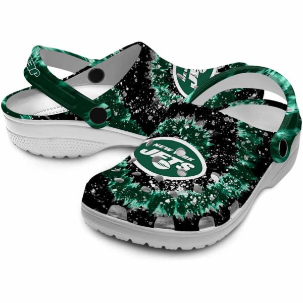 New York Jets Radiant Burst Effect Crocs Latest Model