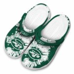 New York Jets Splatter Graphics Crocs Best selling