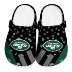 New York Jets Stellar Stripes Theme Crocs Best selling