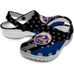 New York Mets Stellar Stripes Theme Crocs Best selling