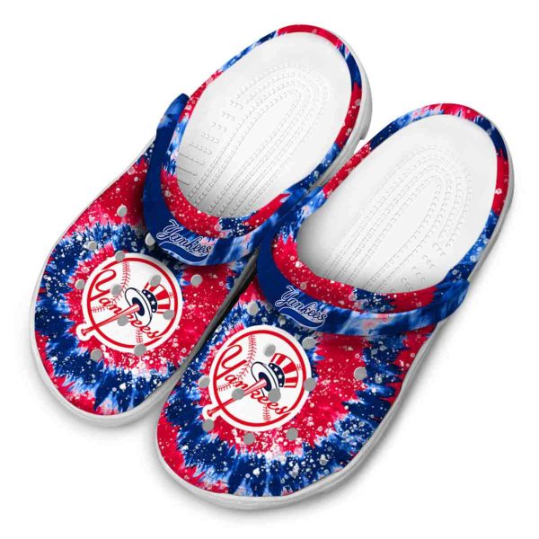 New York Yankees Radiant Burst Effect Crocs Trendy