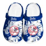New York Yankees Splatter Graphics Crocs Best selling