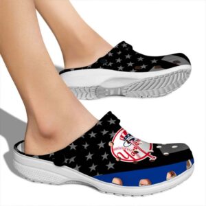 New York Yankees Stellar Stripes Theme Crocs High quality