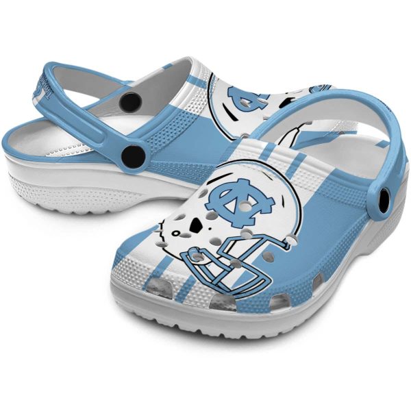 North Carolina Tar Heels Helmet Stripes Crocs Latest Model