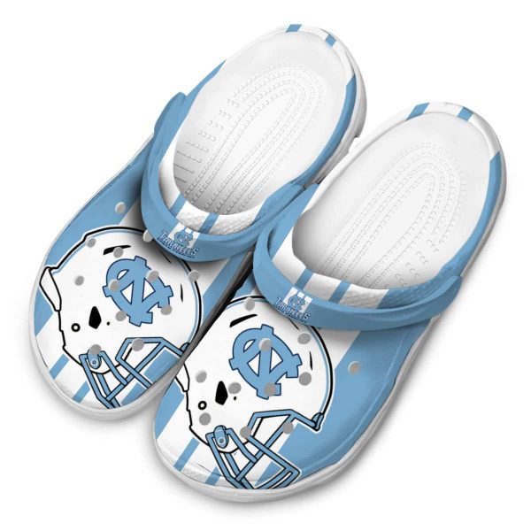 North Carolina Tar Heels Helmet Stripes Crocs Trendy