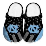 North Carolina Tar Heels Stellar Stripes Theme Crocs Best selling