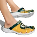 Oakland Athletics Geometric Background Crocs Best selling