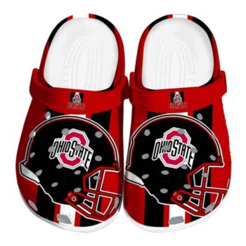 Ohio State Buckeyes Helmet Stripes Crocs Best selling