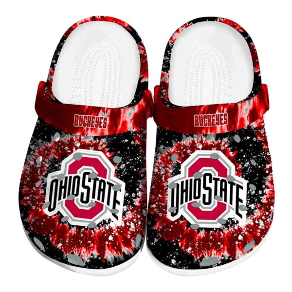 Ohio State Buckeyes Radiant Burst Effect Crocs Best selling