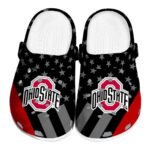 Ohio State Buckeyes Stellar Stripes Theme Crocs Best selling