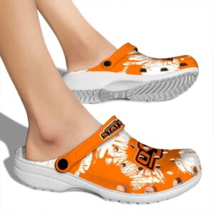 Oklahoma State Cowboys Splatter Graphics Crocs High quality