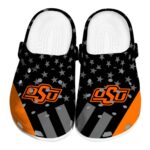 Oklahoma State Cowboys Stellar Stripes Theme Crocs Best selling
