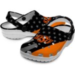 Oklahoma State Cowboys Stellar Stripes Theme Crocs Best selling