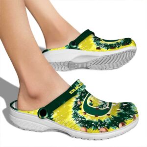 Oregon Ducks Radiant Burst Effect Crocs High quality
