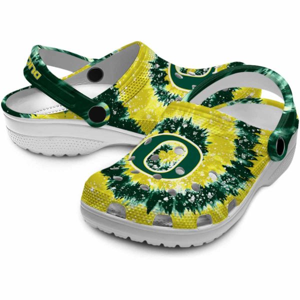 Oregon Ducks Radiant Burst Effect Crocs Latest Model