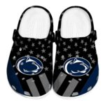 Penn State Nittany Lions Stellar Stripes Theme Crocs Best selling