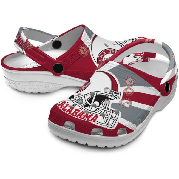 Personalized Alabama Crimson Tide Football Helmet Crocs Latest Model