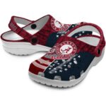 Personalized Alabama Crimson Tide Star Spangled Side Pattern Crocs Best selling