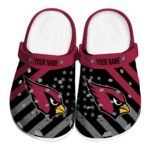 Personalized Arizona Cardinals Star Spangled Graphic Crocs Best selling
