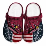 Personalized Arizona Cardinals Star Spangled Side Pattern Crocs Best selling