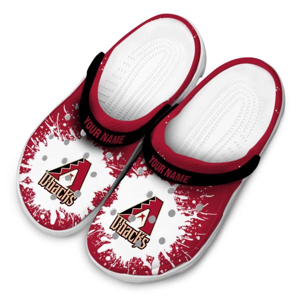 Personalized Arizona Diamondbacks Splash Art Crocs Trendy