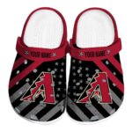 Personalized Arizona Diamondbacks Star Spangled Graphic Crocs Best selling