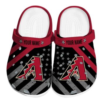 Personalized Arizona Diamondbacks Star Spangled Graphic Crocs Best selling