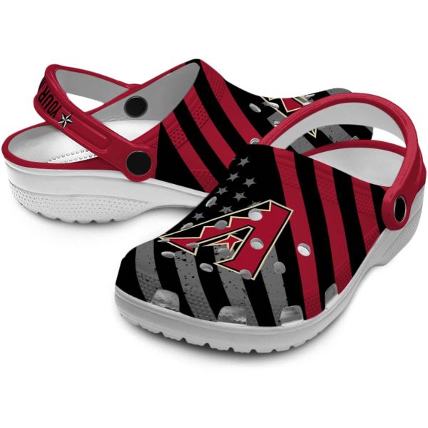 Personalized Arizona Diamondbacks Star Spangled Graphic Crocs Latest Model