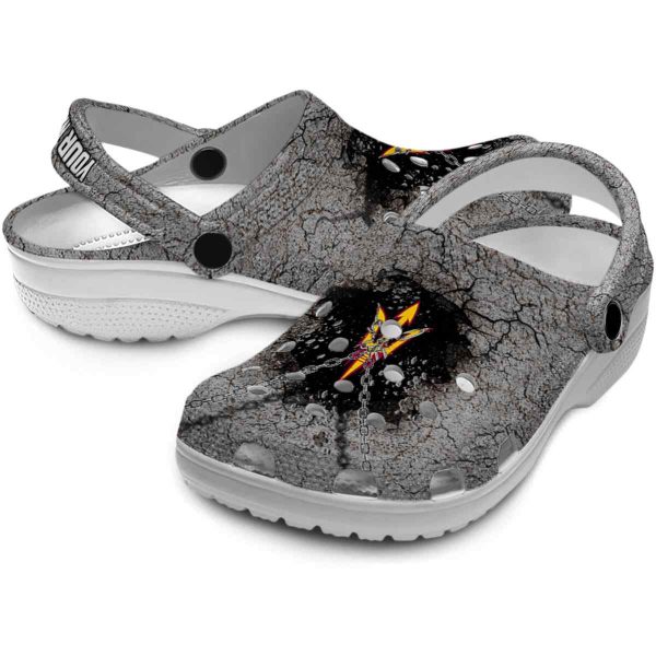 Personalized Arizona State Sun Devils Cracked Ground Texture Crocs Latest Model