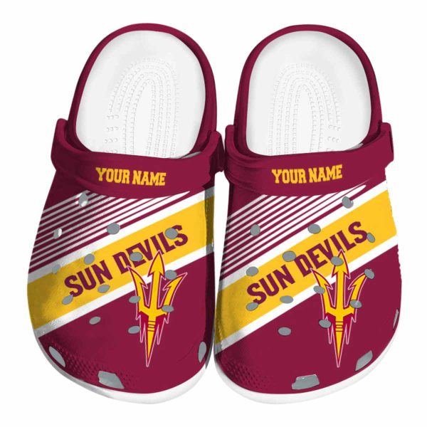 Personalized Arizona State Sun Devils Vibrant Dual Tone Crocs Best selling