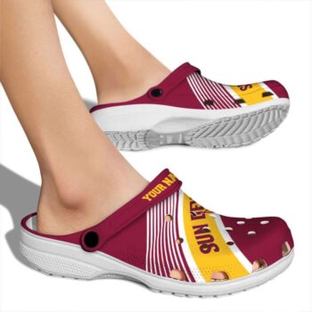 Personalized Arizona State Sun Devils Vibrant Dual Tone Crocs High quality