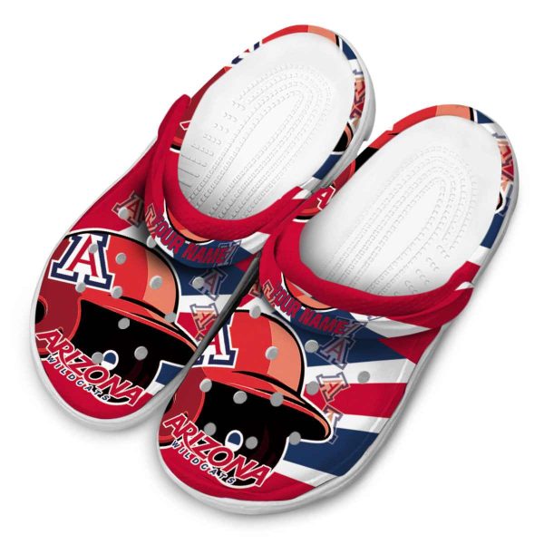 Personalized Arizona Wildcats Baseball Helmet Crocs Trendy