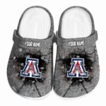 Personalized Arizona Wildcats Cracked Ground Texture Crocs Best selling