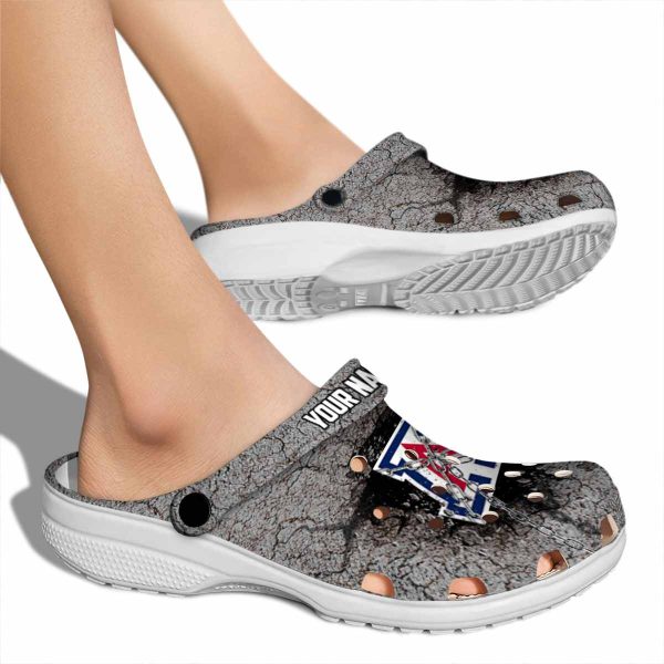 Personalized Arizona Wildcats Cracked Ground Texture Crocs High quality