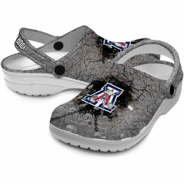 Personalized Arizona Wildcats Cracked Ground Texture Crocs Latest Model