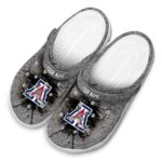 Personalized Arizona Wildcats Cracked Ground Texture Crocs Best selling
