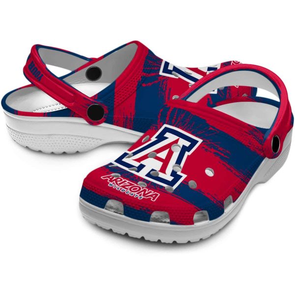 Personalized Arizona Wildcats Paint Splatter Graphics Crocs Latest Model