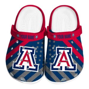 Personalized Arizona Wildcats Star Spangled Graphic Crocs Best selling