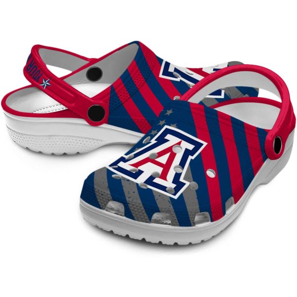 Personalized Arizona Wildcats Star Spangled Graphic Crocs Latest Model