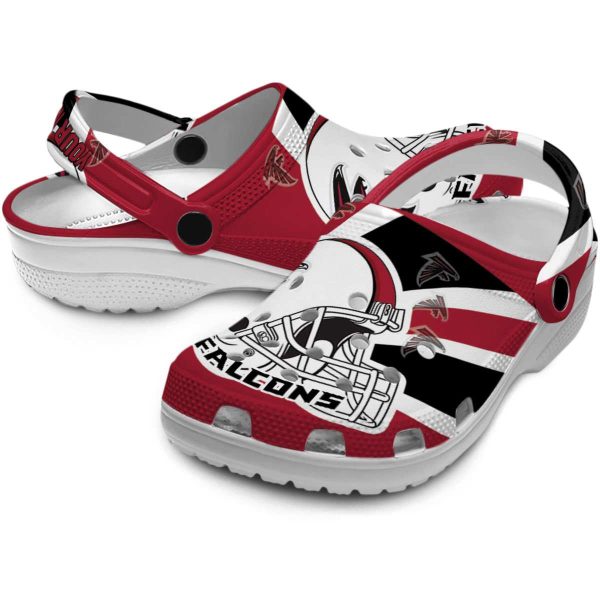 Personalized Atlanta Falcons Football Helmet Crocs Latest Model