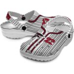 Personalized Atlanta Falcons Pinstripe Pattern Crocs Best selling