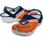 Personalized Auburn Tigers Baseball Motif Crocs Best selling