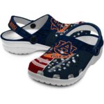 Personalized Auburn Tigers Star Spangled Side Pattern Crocs Best selling
