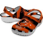 Personalized Baltimore Orioles Paint Splatter Graphics Crocs Best selling