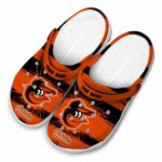 Personalized Baltimore Orioles Paint Splatter Graphics Crocs Best selling