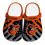 Personalized Baltimore Orioles Star Spangled Graphic Crocs Best selling