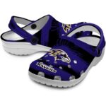 Personalized Baltimore Ravens Paint Splatter Graphics Crocs Best selling