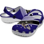 Personalized Baltimore Ravens Vibrant Dual Tone Crocs Best selling