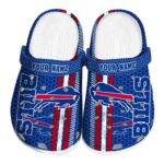 Personalized Buffalo Bills Contrasting Stripes Crocs Best selling