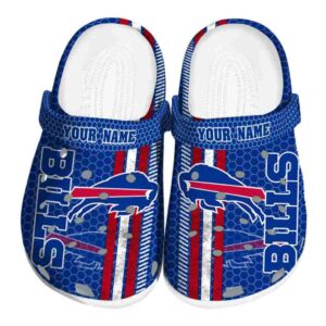 Personalized Buffalo Bills Contrasting Stripes Crocs Best selling